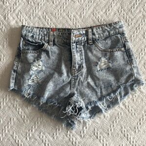 Denim shorts